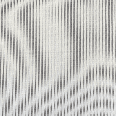 Regency Broken Stripe Grey and White Polycotton