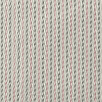 Regency Broken Stripe Pink and Grey Polycotton