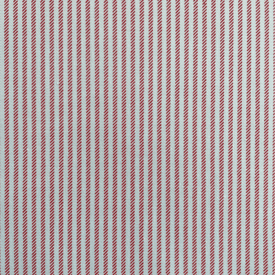 Regency Broken Stripe Red and White Polycotton