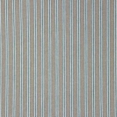 Regency Ticking Stripe Fabric Duckegg - Polycotton