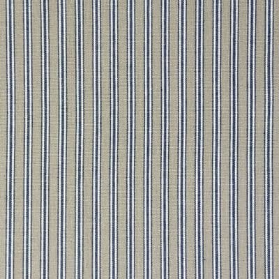 Regency Ticking Stripe Fabric Navy - Polycotton