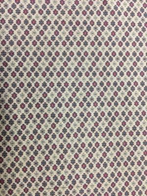 Small Ikat Print on Dark Tan: Upholstery and Curtaining