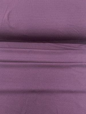 Stretch Jersey Crepe Dress Fabric - Aubergine Deep Purple