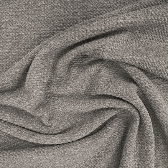 Stretch Jersey Knit Dress Fabric - Marl Grey