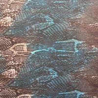 Stretch Jersey Polyester Dress Fabric -  Brown Blue Fade