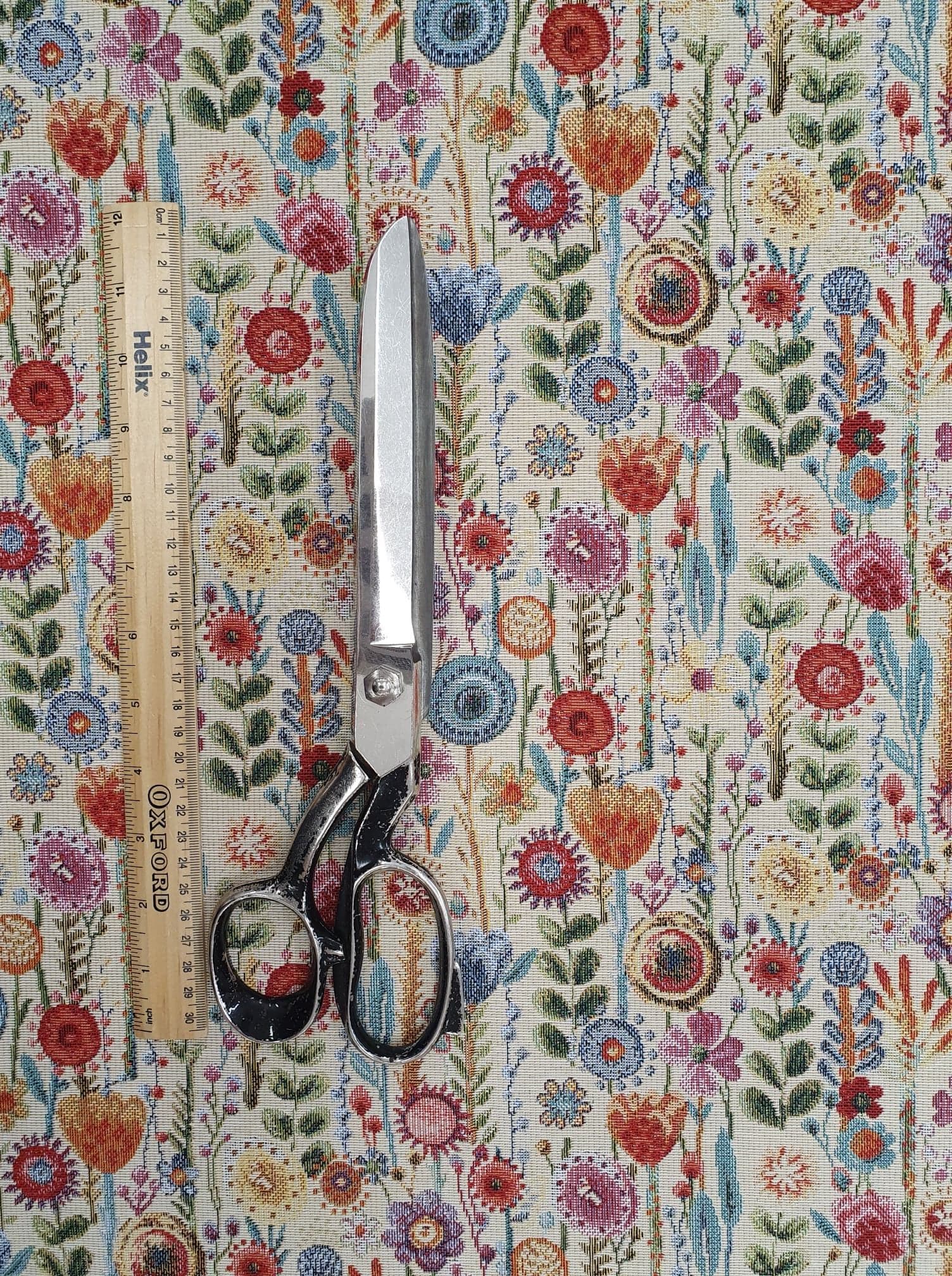 Tapestry Fabric Curtains Upholstery Cotton Mix KEW GARDENS FLORAL