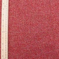 Upholstery Fabric Polyester Mix - Red Fushia Gold