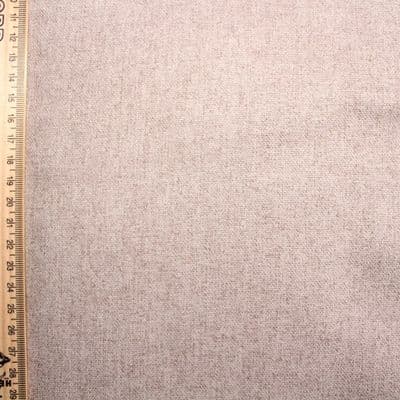 Upholstery Polyester Mix Fabric - Smooth Beige Fire Retardant