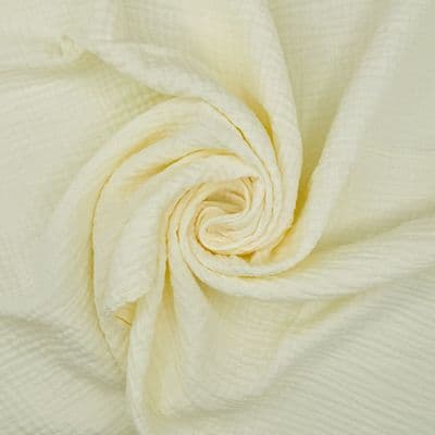 Vanilla 100% Cotton Double Gauze Fabric