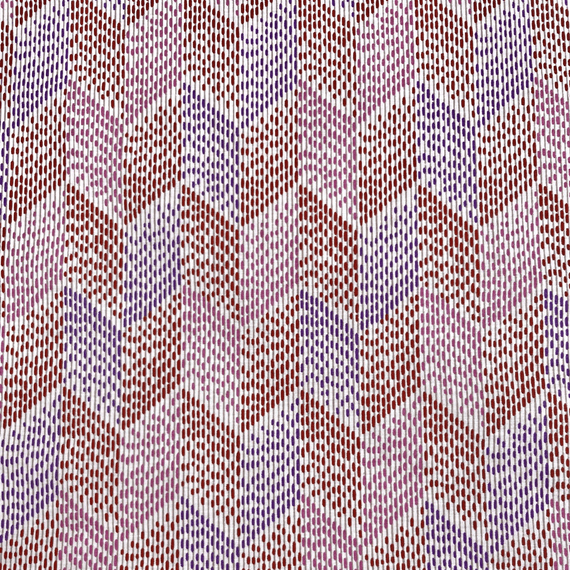 VINTAGE COTTONS: Retro Red, Pink & Purple Chevron