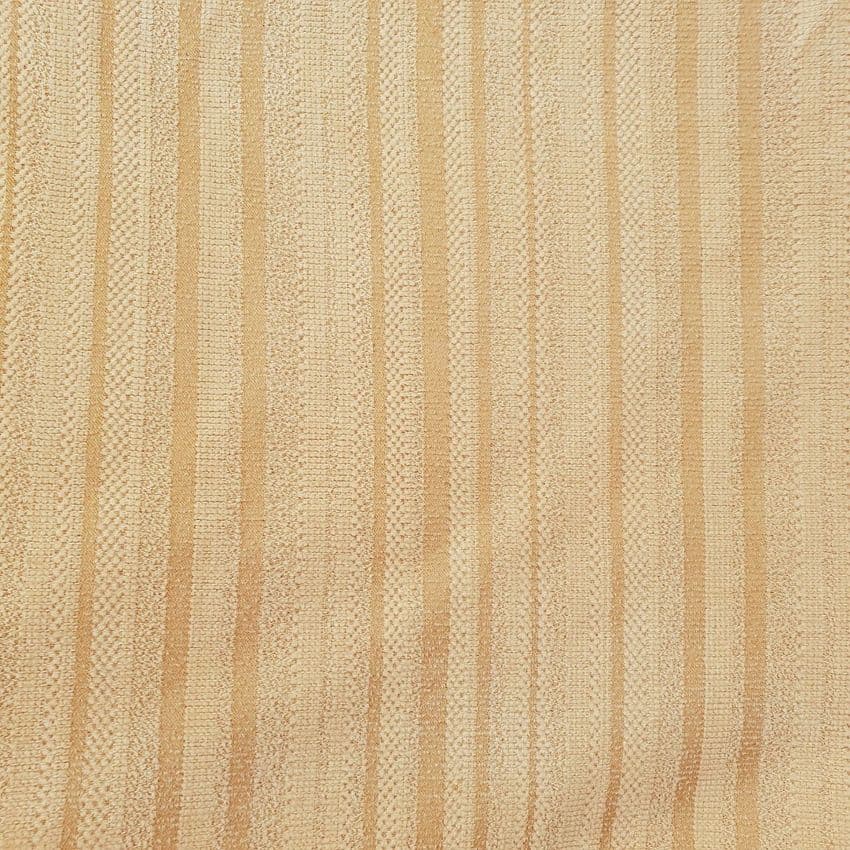 Vintage Retro Upholstery Fabric Beige Ribbed Stripes