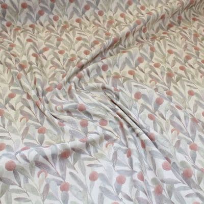 Voyage Maison Katsura - Curtains Soft Furnishings Cotton Fabric - Mulberry