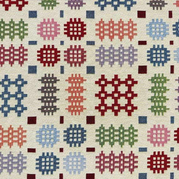 Welsh Blanket - Cotton Mix Tapestry Fabric