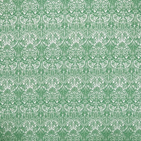 William Morris Bluebell in Sage - 100% Cotton  Dressmaking Craft Fabric