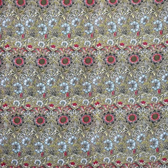 William Morris Corncockle - 100% Cotton  Dressmaking Craft Fabric