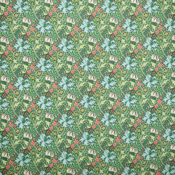 William Morris Golden Lily - 100% Cotton  Dressmaking Craft Fabric