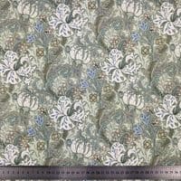 William Morris Golden Lily Moss - Furnishings Cotton