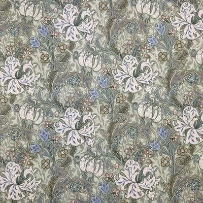 William Morris Golden Lily Moss - Furnishings Cotton