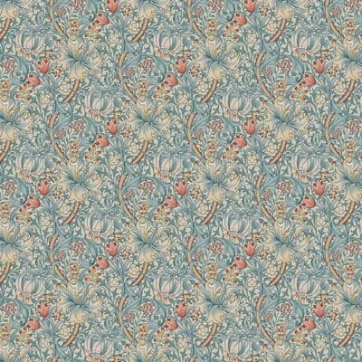 William Morris Golden Lily Tourmaline Furnishings Cotton