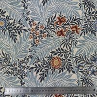 William Morris Larkspur Azure - Cotton Mix Tapestry Fabric