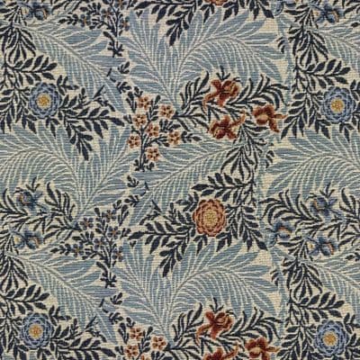 William Morris Larkspur Azure - Cotton Mix Tapestry Fabric