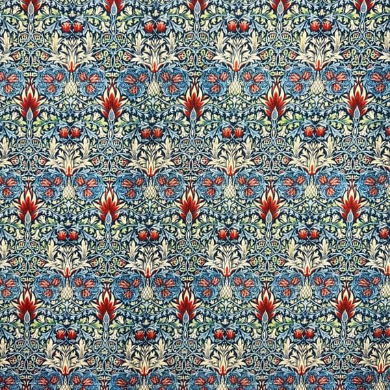 William Morris Snakeshead - 100% Cotton  Dressmaking Craft Fabric