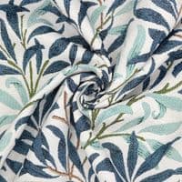 William Morris Willow Bough Feeling Blue - Cotton Mix Chenille Tapestry Fabric
