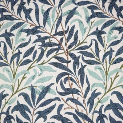 William Morris Willow Bough Feeling Blue - Cotton Mix Chenille Tapestry Fabric