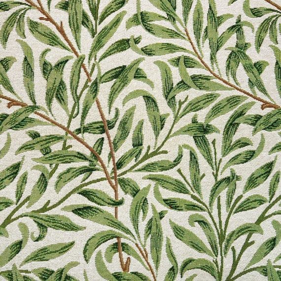 William Morris Willow Bough Sage - Cotton Mix Tapestry Fabric