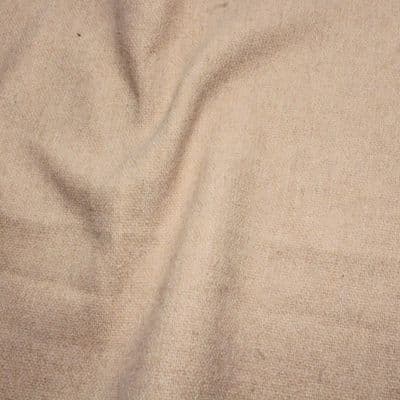 Wool Mix Dress Fabric - Brown Beige