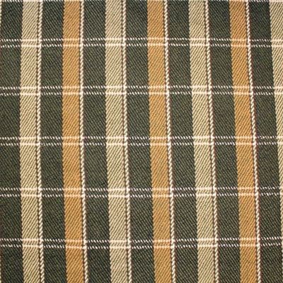 Wool Mix Dress Fabric -  Green Brick Check