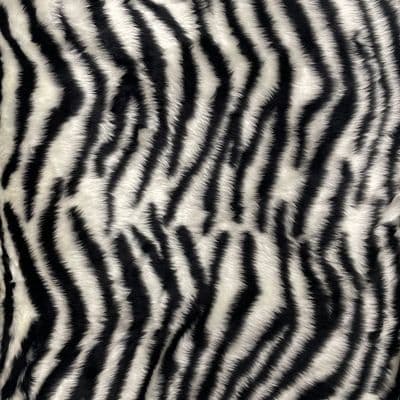 Zebra Print Faux Fur