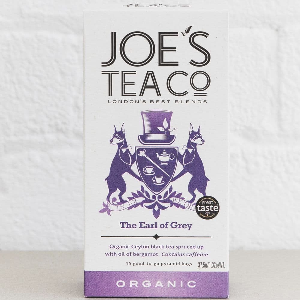 Organic Earl of Grey Tea - 15 pyramid bags