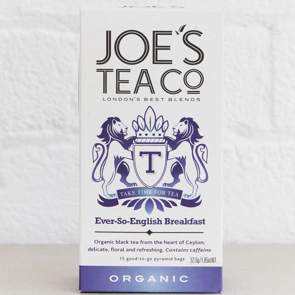 Organic English Breakfast Tea - 15 pyramid tea bags