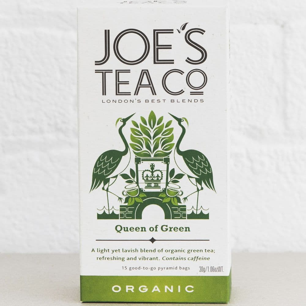 Organic Queen of Green Tea - 15 pyramid tea bags