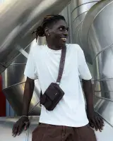 Kintobe Mini Miles Cross-body Bag - Downtown Mocha