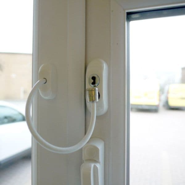 Window Restrictors - Locking Cable Type.