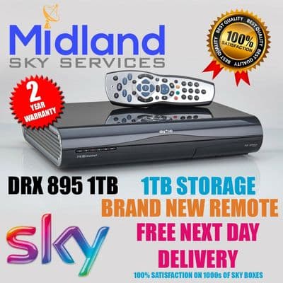 SKY PLUS HD BOX DRX895 1TB BUILT IN RF PORTS