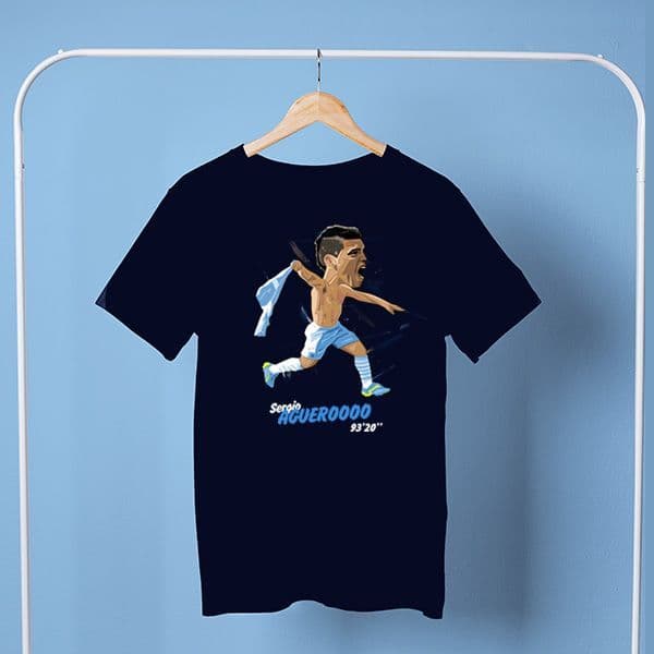 Aguerooooo Navy T-shirt