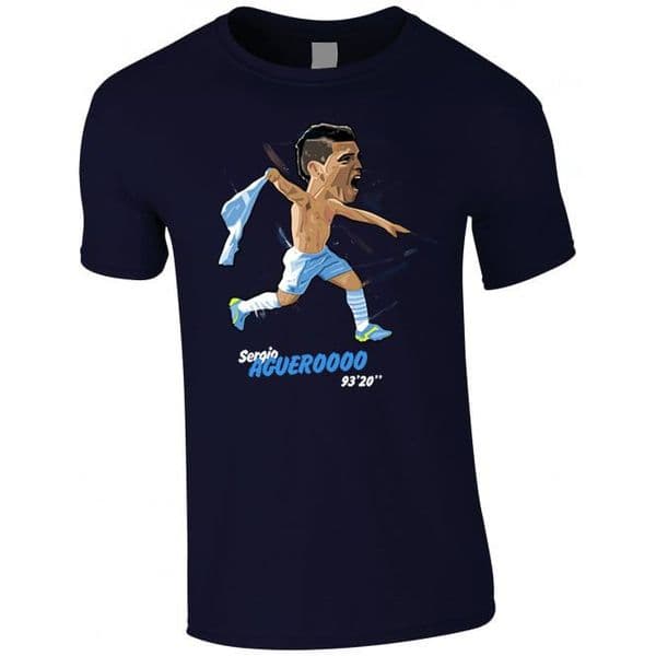 Aguerooooo Navy T-shirt