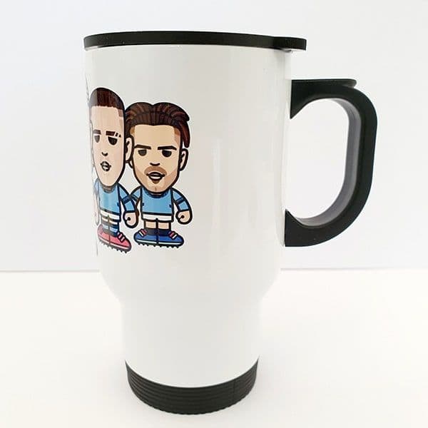 City Attack With Haaland Thermal Travel Mug