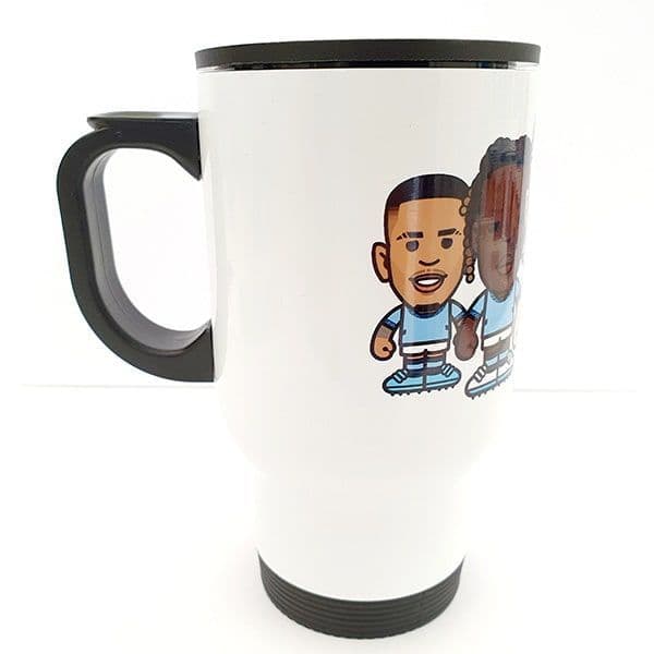 City Attack With Haaland Thermal Travel Mug