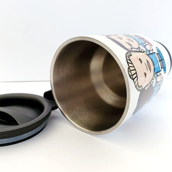 City Attack With Haaland Thermal Travel Mug