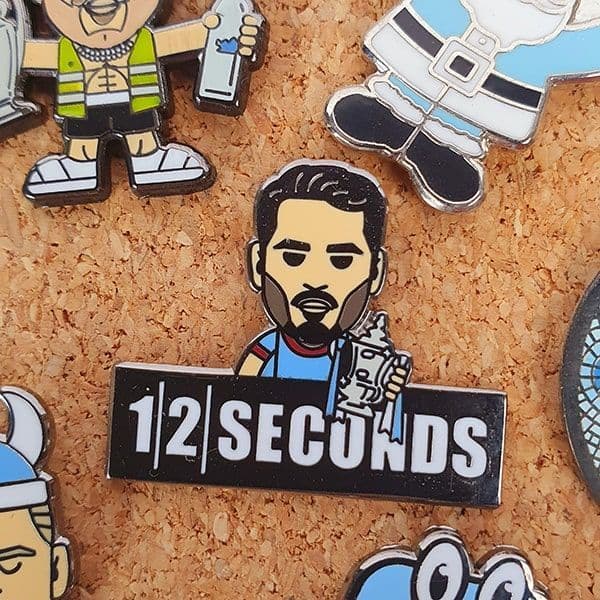 Gundogan 12 Seconds Pin Badge