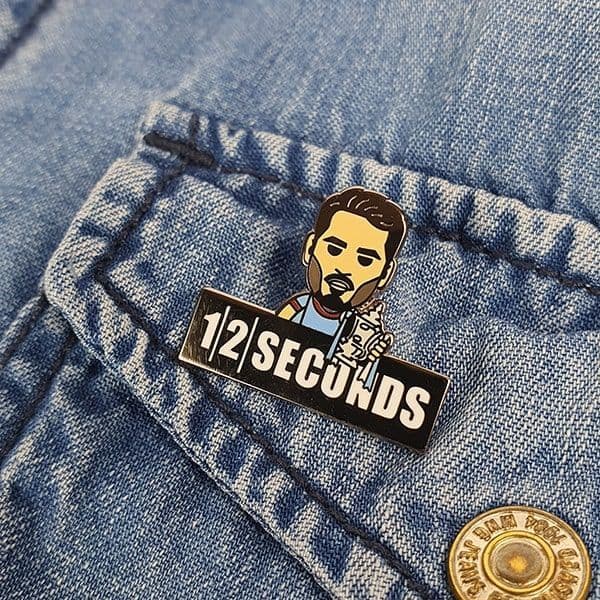 Gundogan 12 Seconds Pin Badge