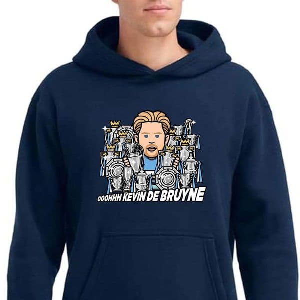Kevin De Bruyne Navy Hoodie