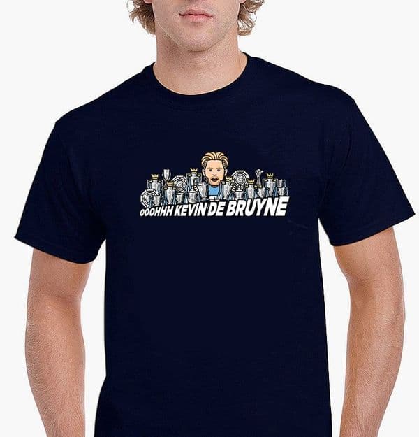 Kevin De Bruyne Navy Cotton City T-shirt
