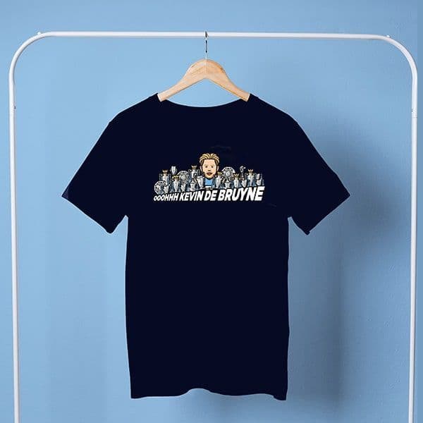 Kevin De Bruyne Navy Cotton City T-shirt