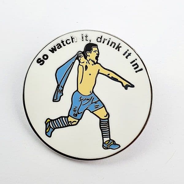 Set of Three City Goal Pin Badges