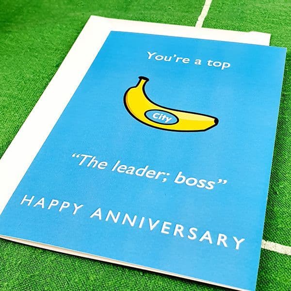 Top Banana City Anniversary Card